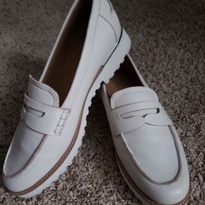 Franco Sarto Ivory Penny Loafer 9.5m